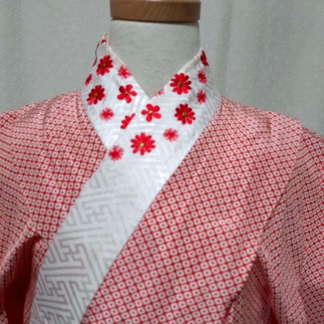 七五三　7歳　正絹着物　袋帯、長襦袢、小物セット