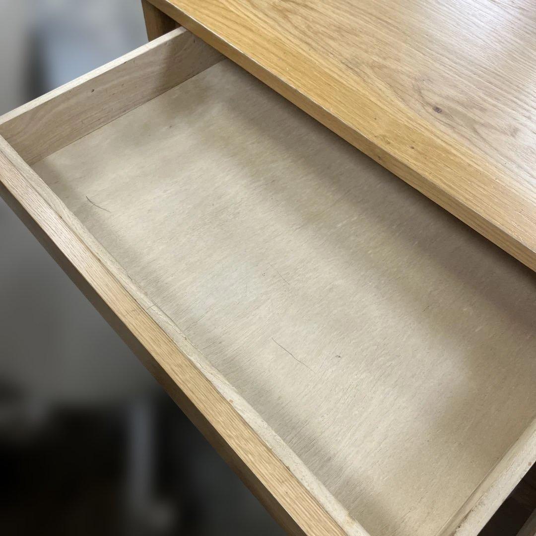 【無印良品】デスク・チェア・ワゴンの学習机セット◆オーク材