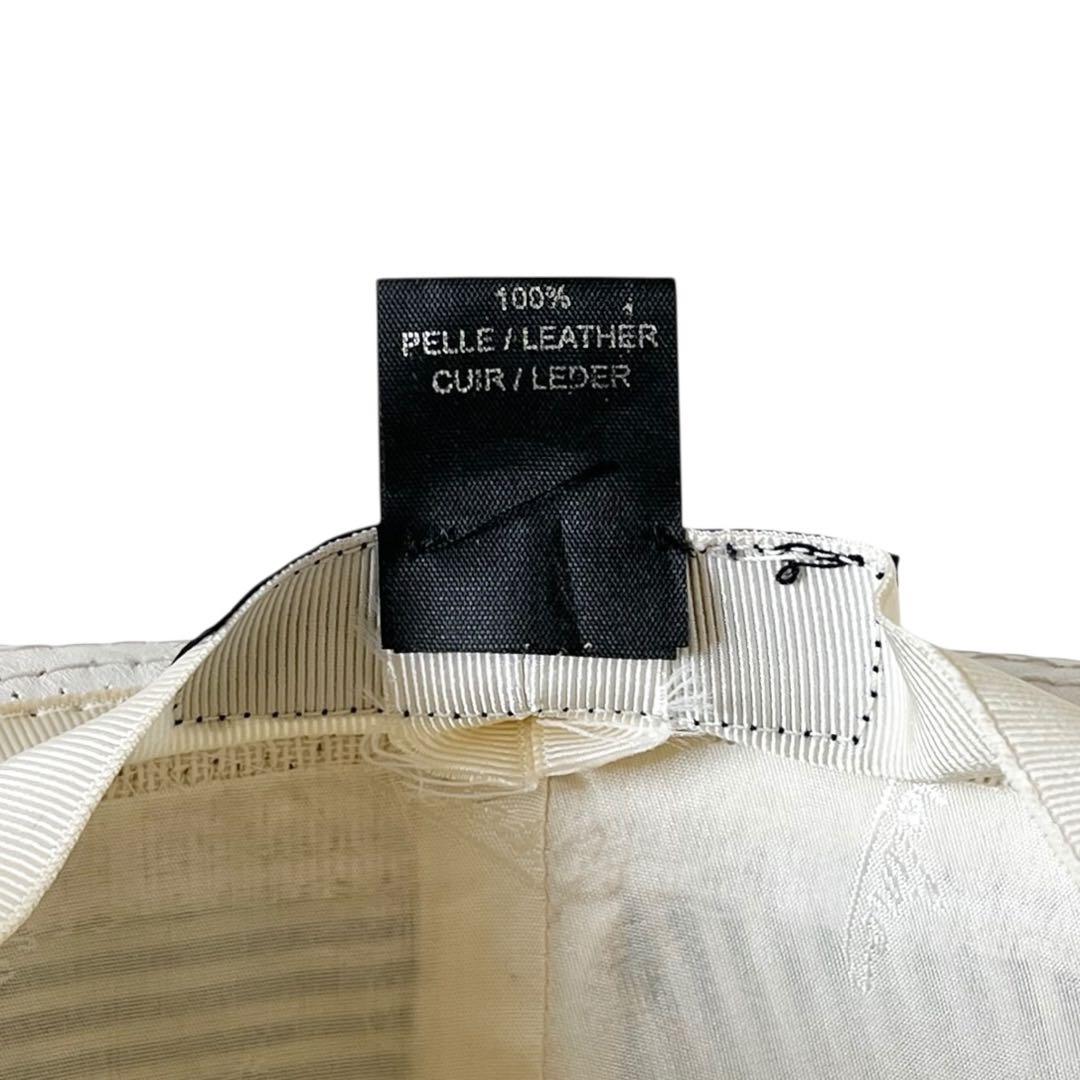 90s Y's for men × Borsalino レザー ハット ホワイト