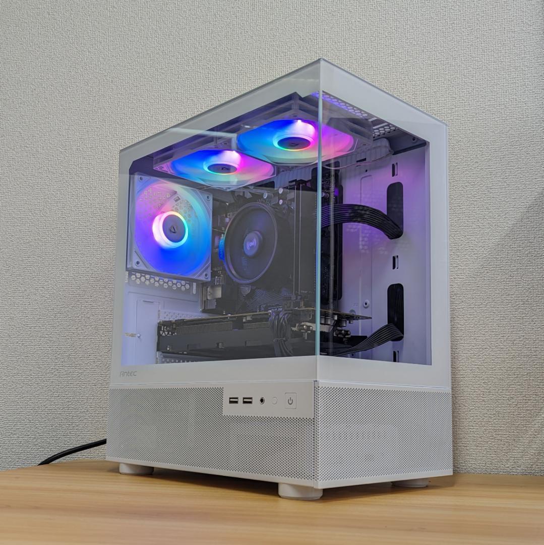 【即納激安】RTX5070搭載ゲーミングPCフルセット✨新品ケース✨白