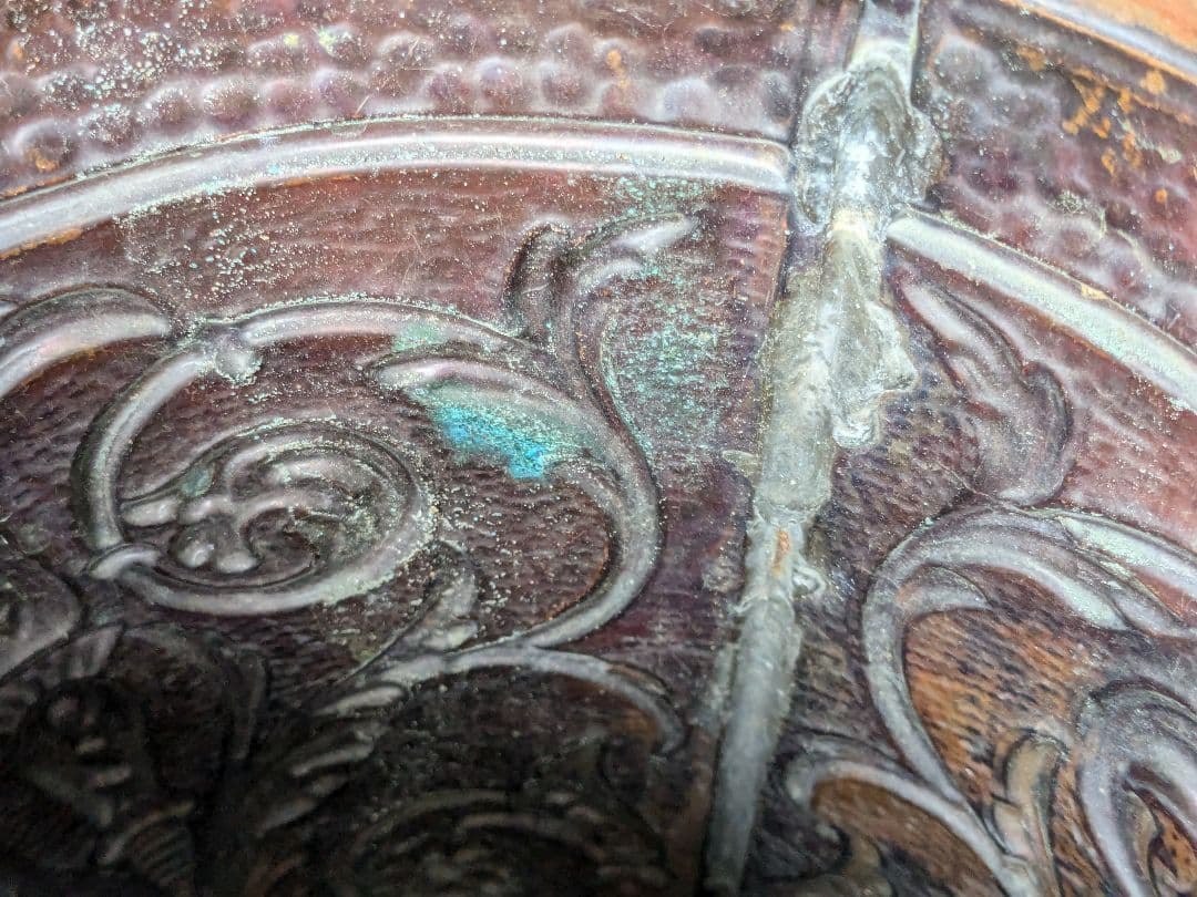 ブロンズ 銅製 傘立て アンティーク ヴィンテージ