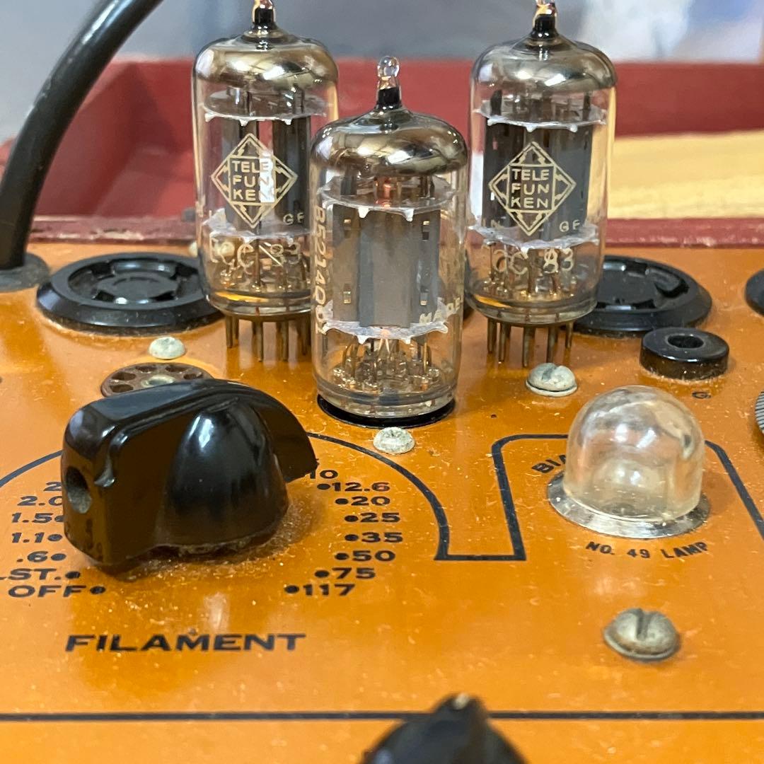 希少 Telefunken ECC83 スムースプレート ダイヤ 同一3本セット