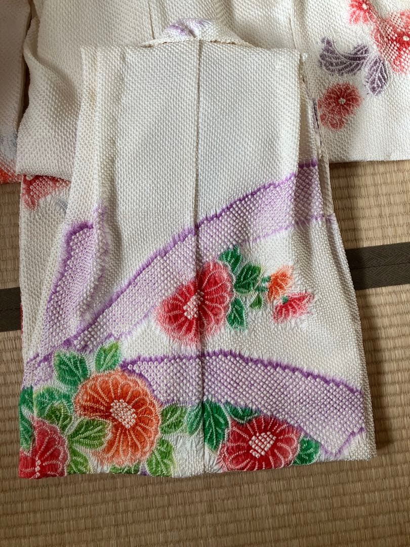 ご予約品　２点おまとめ 藤娘きぬたや　総絞り　七五三　被布　祝い着