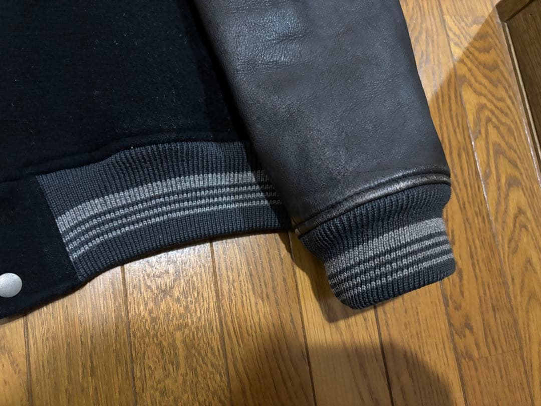 美品　MEN’S BIGI 1985年　限定　スタジャン　黒　L ビンテージ