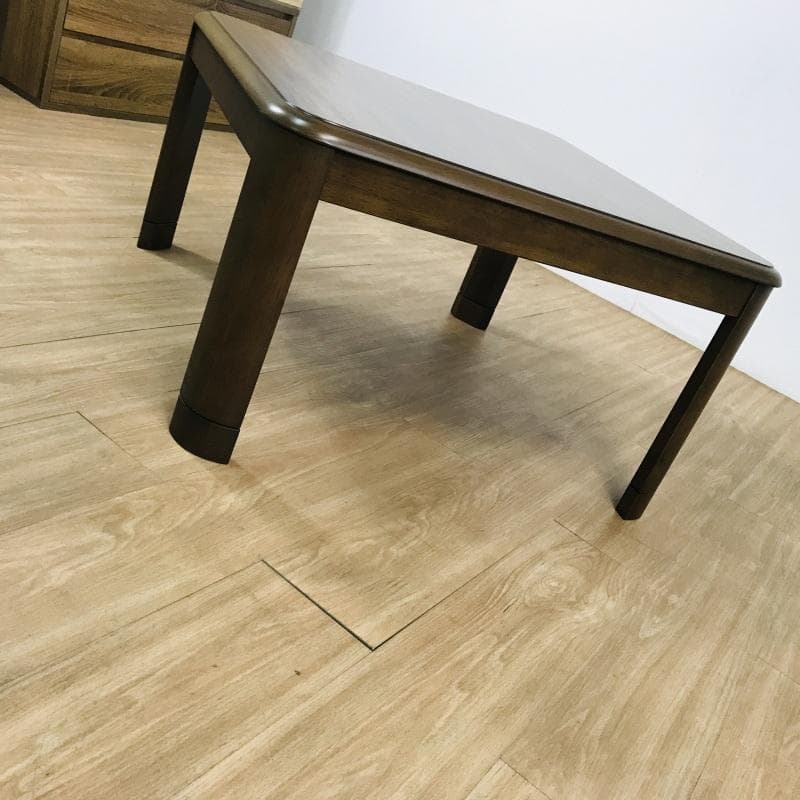 ソファーでも使える　4段階高さ調整リビングこたつ75