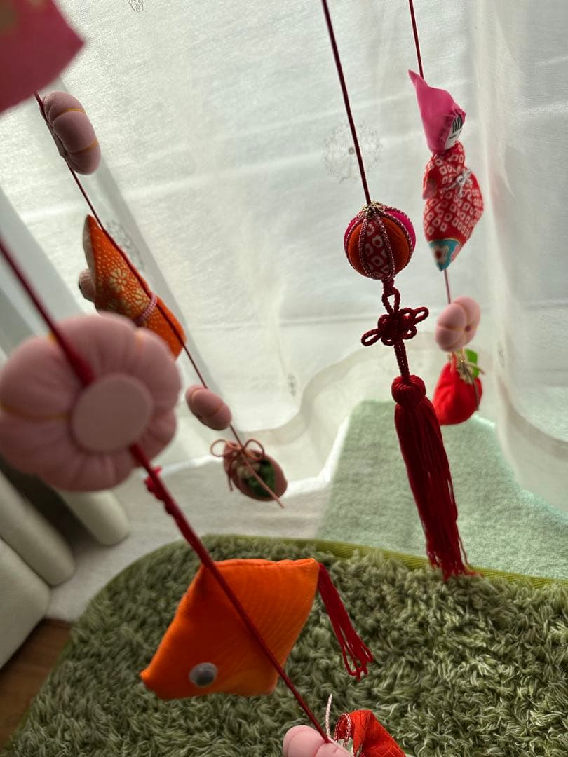 吊るし雛　雛祭り　ちりめん細工　②