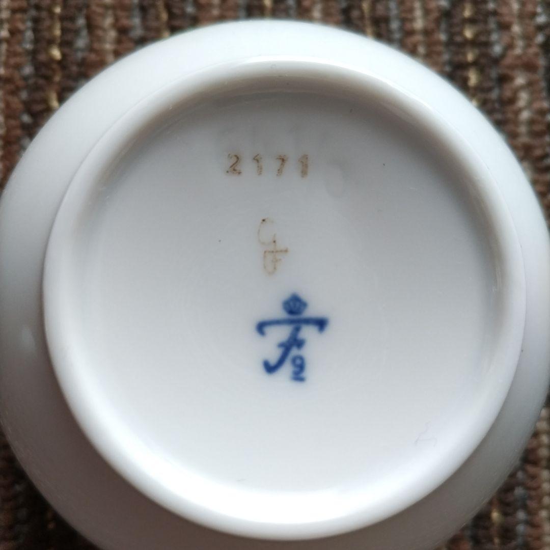 【美品】フュルステンベルク　バラ文様　ポット＆クリーマー＆シュガーポットセット