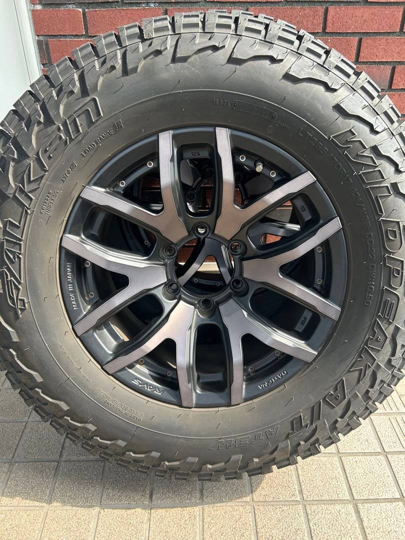 【希少】レイズデイトナ FDX F6 17in 限定カラー　ホイール＋タイヤ4本