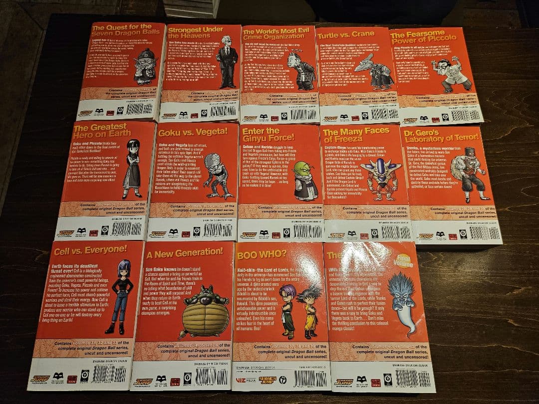 ドラゴンボール 全15巻　英語版