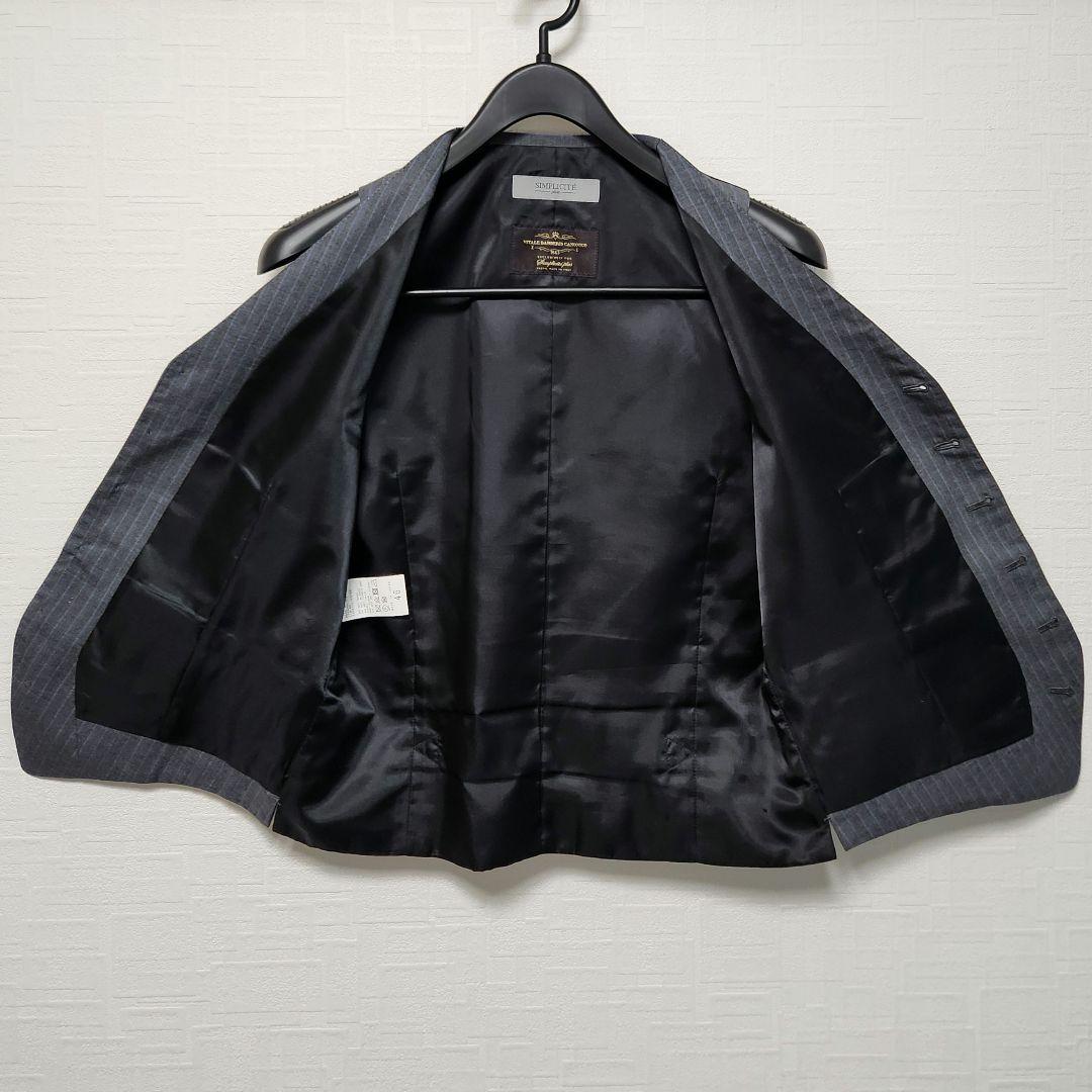 O*R様 カノニコ　×　シンプリシテェ　メンズ　スーツ　スリーピース　グレー　ス