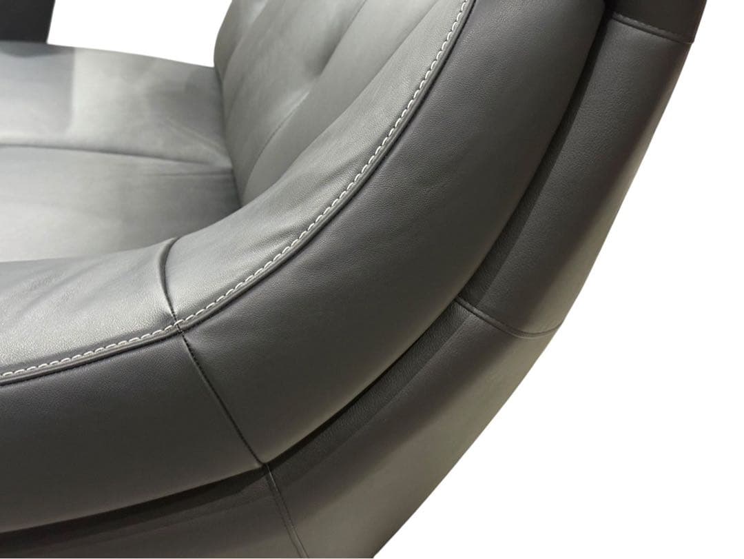 ♢【ほぼ未使用】②カリモク ZU46 左肘2人掛けソファ