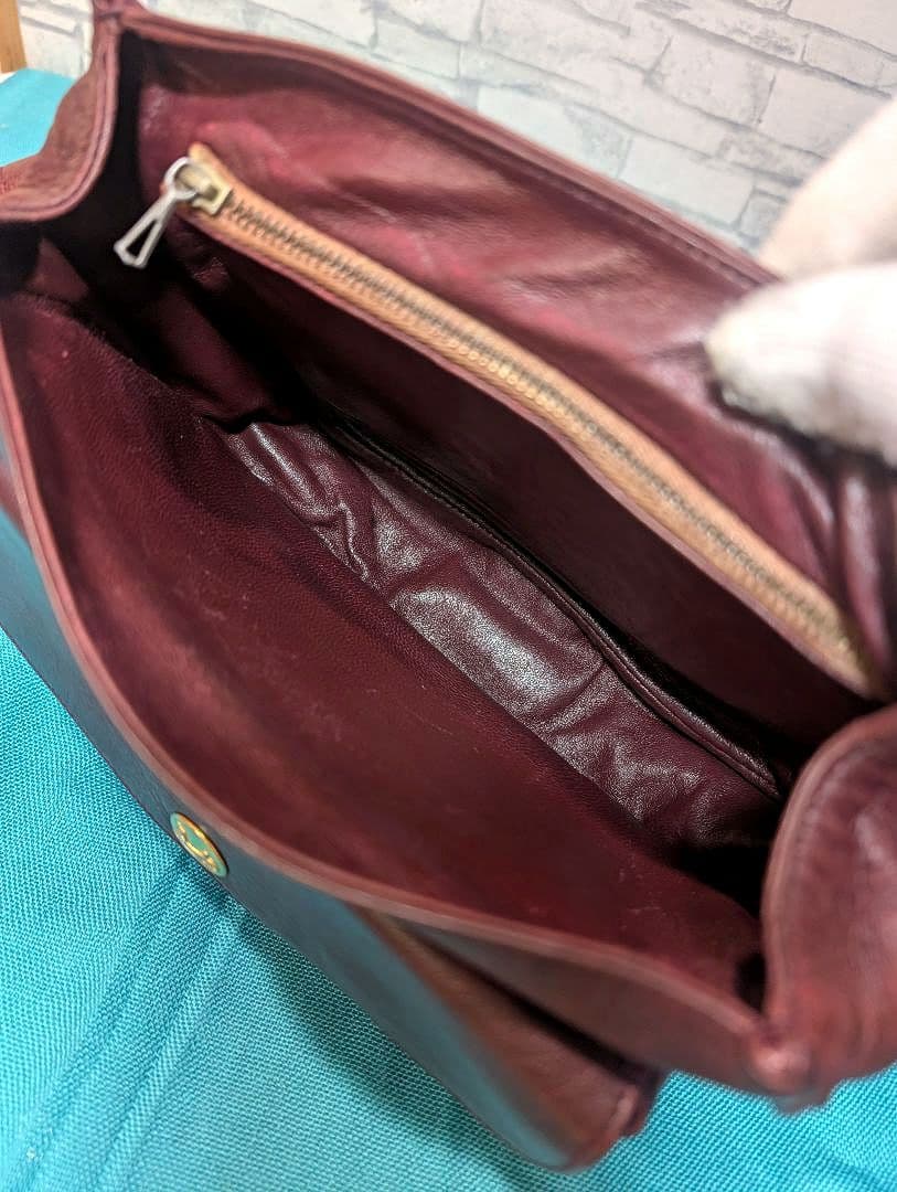 美品♥セリーヌ ショルダーバッグ トリオンフ レザー ヴィンテージ CELINE