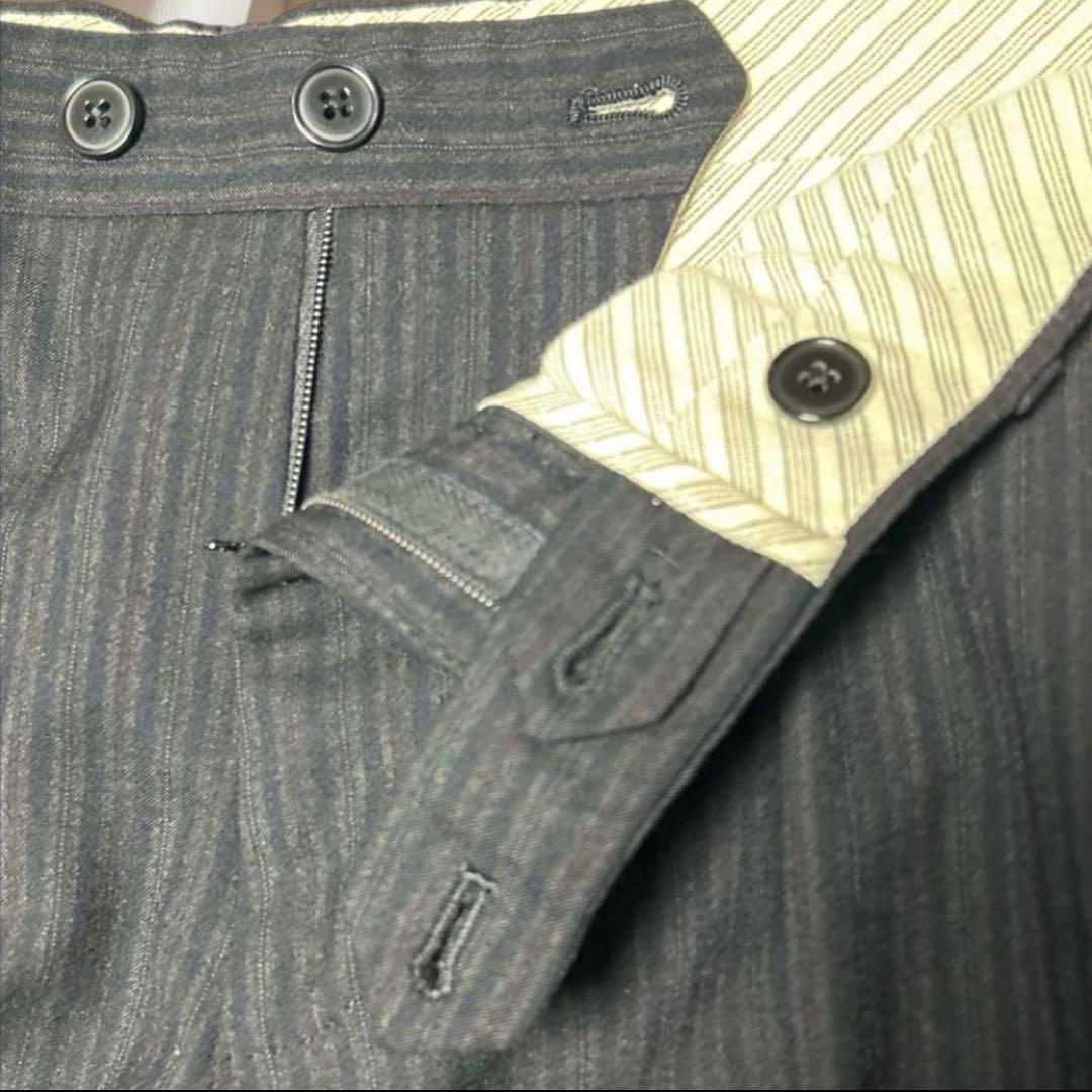 じじラルディーニ LARDINI スーツ セットアップ ストライプ 3B