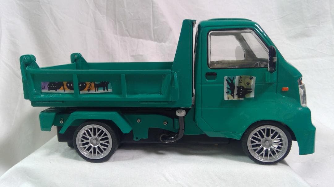 トイラジコン軽トラックをダンプカーに改造品＊価格相談等お気軽にコメントどうぞ