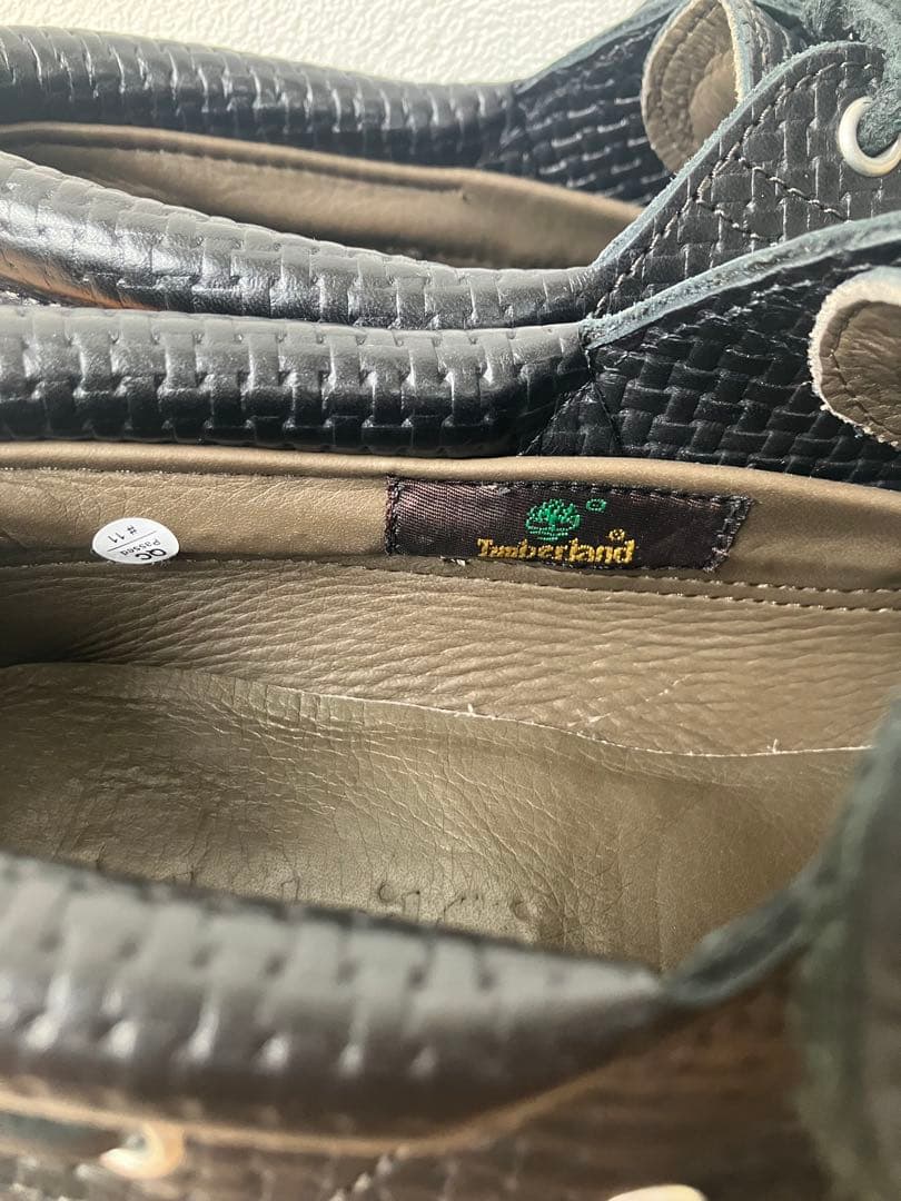 Timberland 3eye 27㎝　新品未使用　ブラック　オールレザー　希少