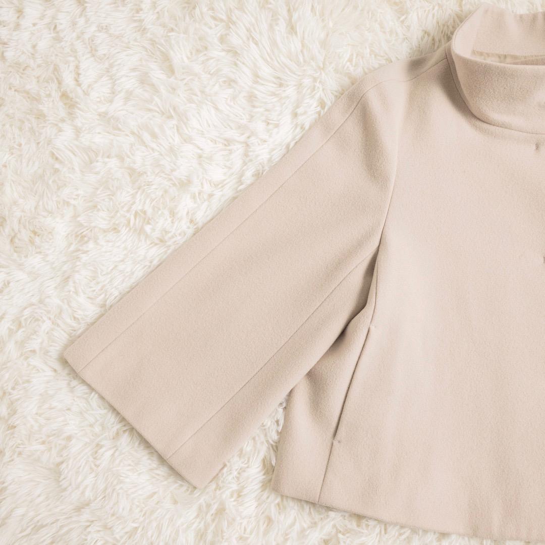 ANAYI アナイ ラムウールショートコート 38