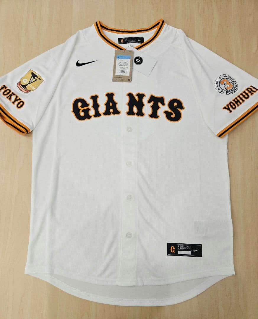 【タグ付き・未使用品】読売ジャイアンツ　長嶋茂雄 追悼ユニフォーム Mサイズ
