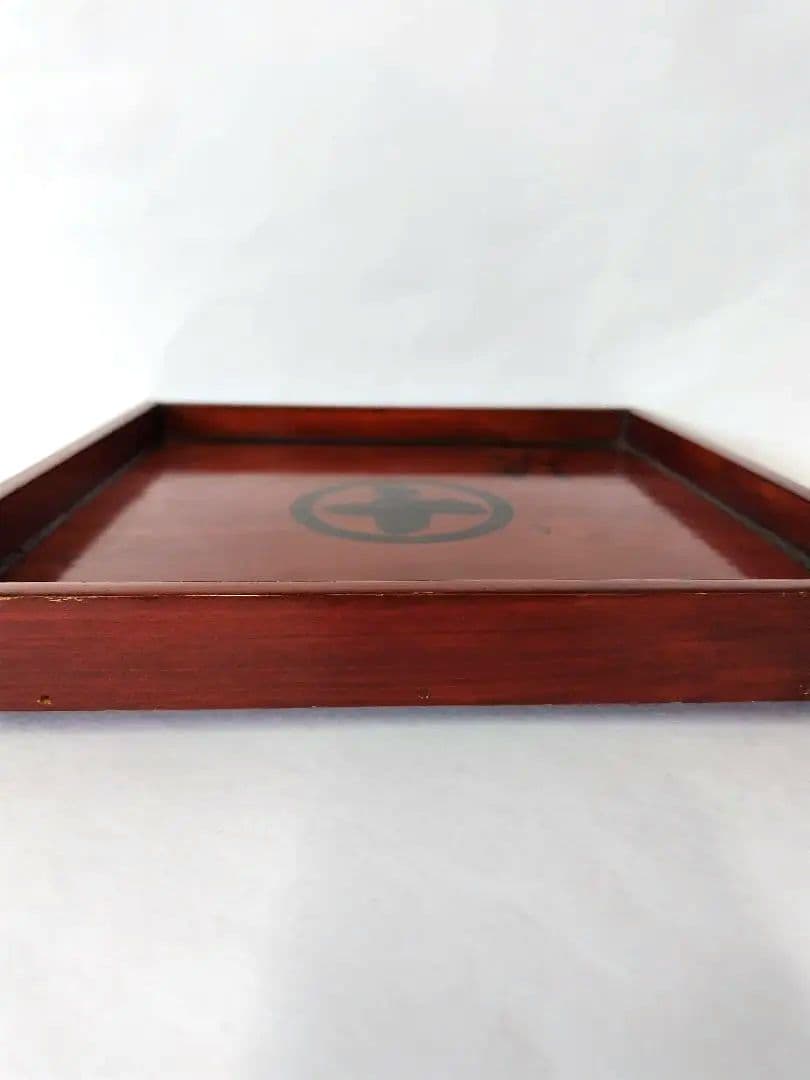 【希少品】古物　伊勢春慶　胡桃脚膳　くるみ脚膳　 岡村長四郎　アンティーク