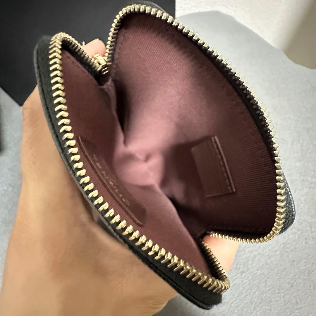 ほぼ未使用CHANEL キャビアスキン　マトラッセ　ケース