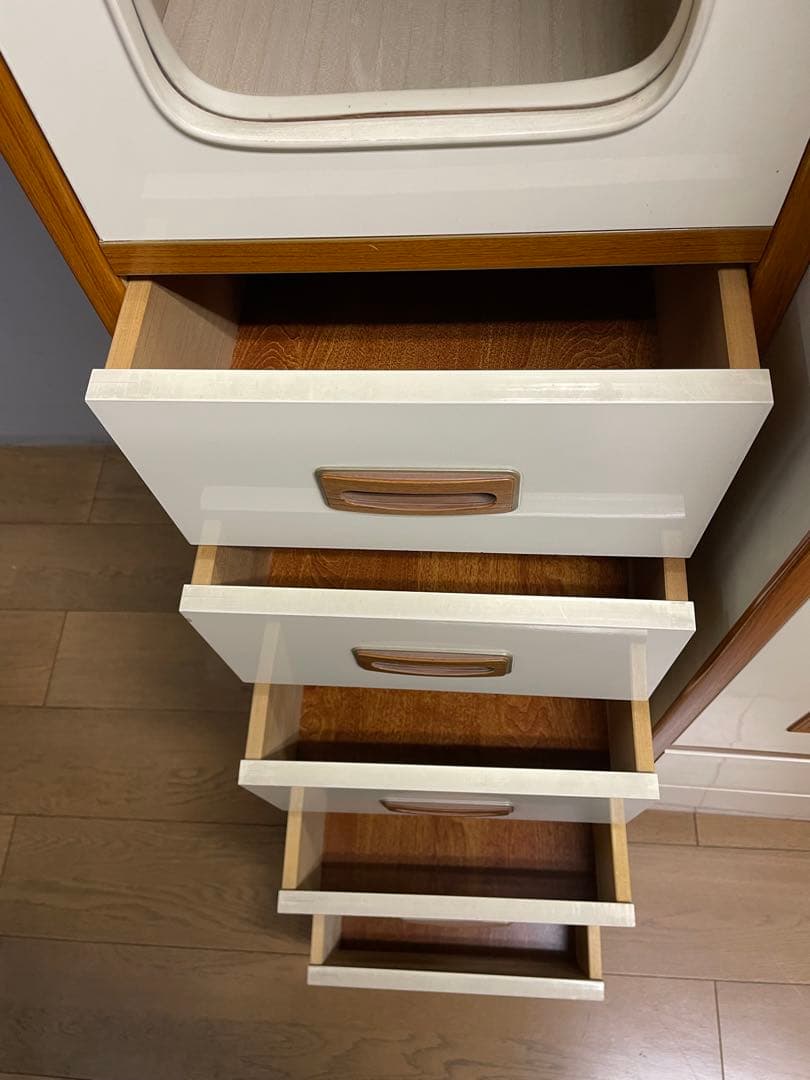 【昭和レトロ】洋服ダンス/ワードローブ チェスト/引き出し セット 木製