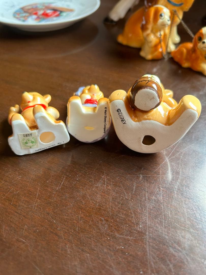 ディズニー　アンティーク　置物　バンビセット