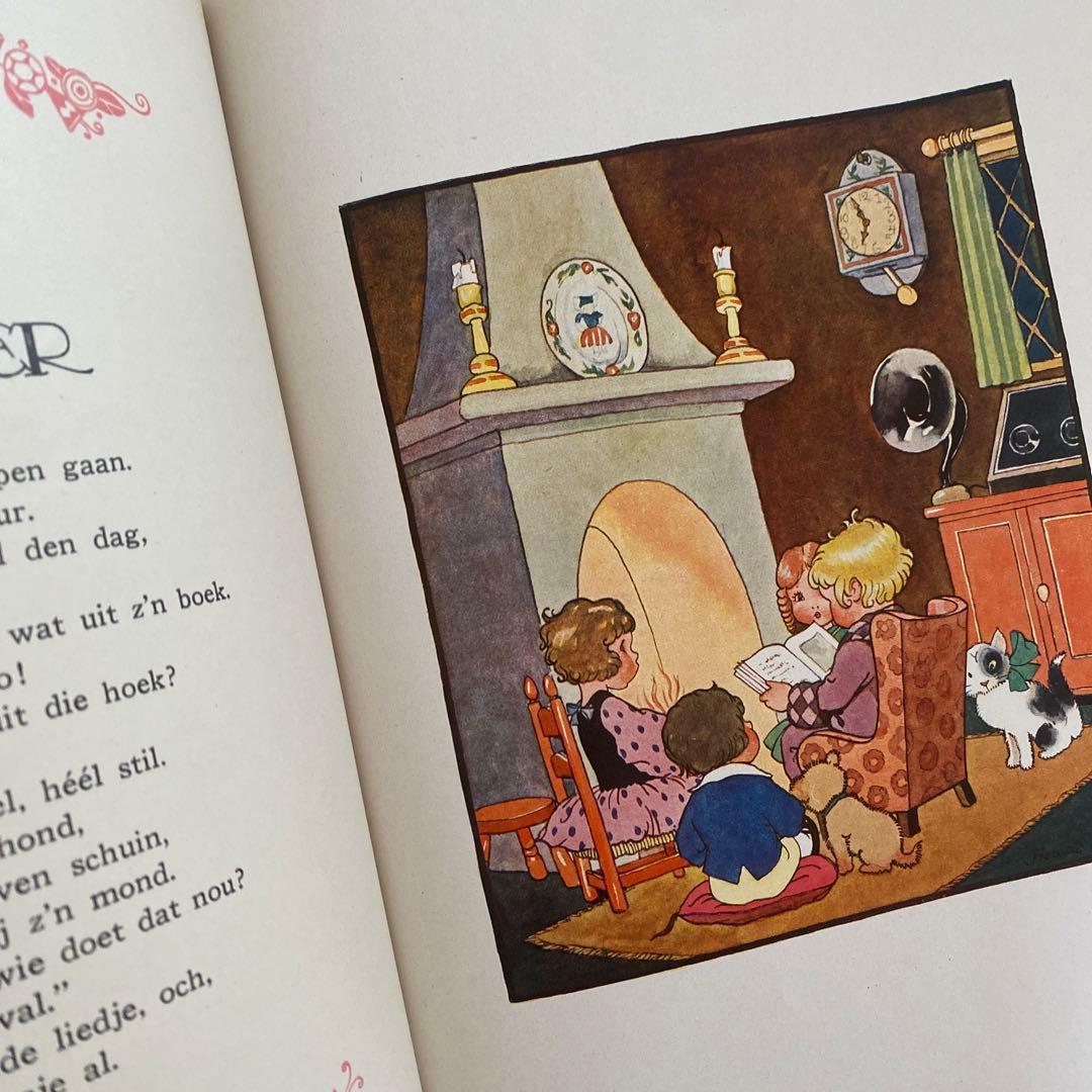 1928年　オランダの希少な絵本　Freddie Langeler 洋書　古書