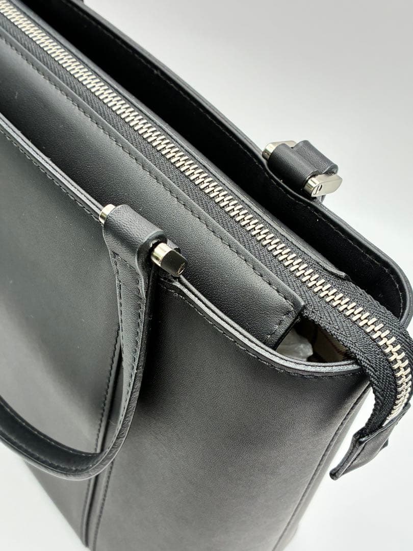 バーバリー オールレザー ノバチェック ハンドバッグ