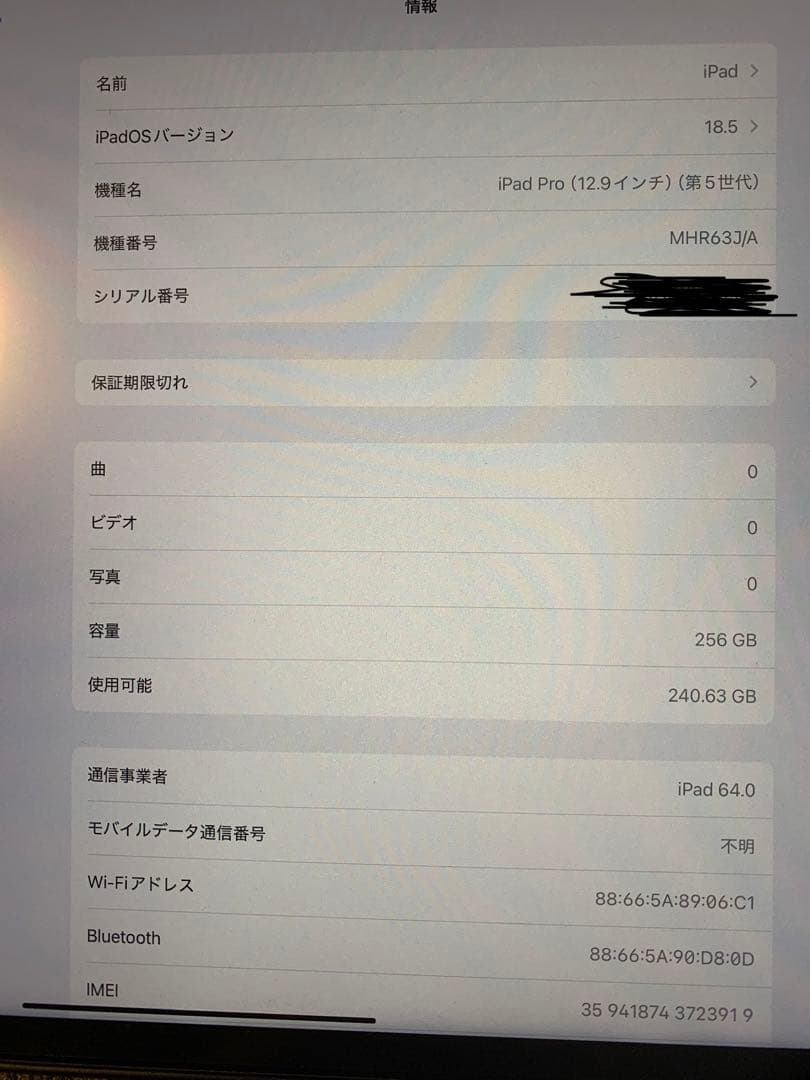 iPad Pro 12.9 第5世代 256GB アップルペンシル代2世代付き