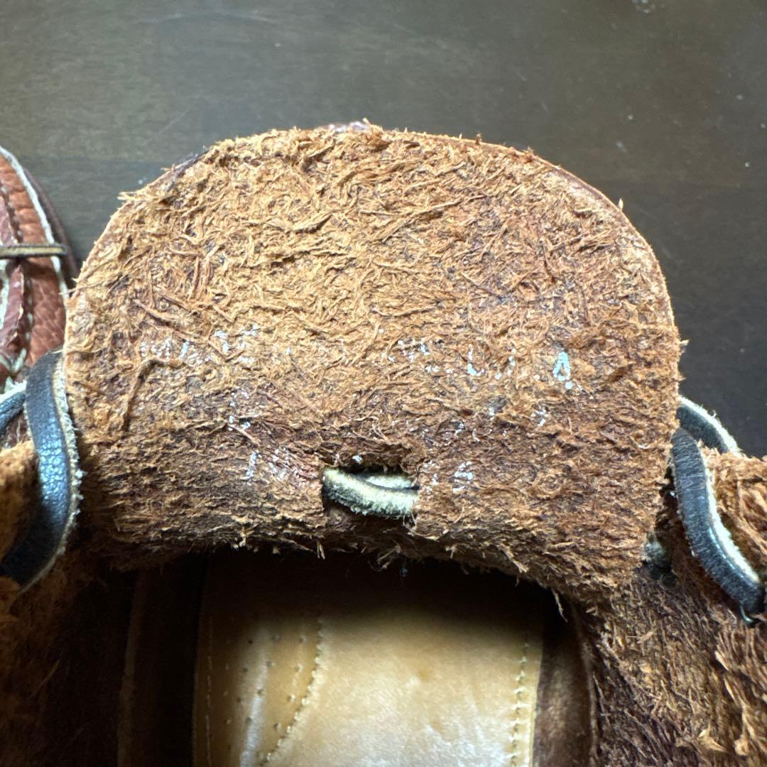 ブルックスブラザーズ&ランコート　wネーム　モカブーツ　ビブラム仕様size7