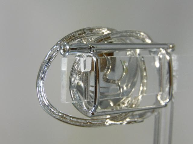 天然ボルダーオパール ダイヤ入 K18WG K14WGブローチ 帯留 ユーズド品