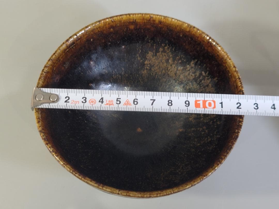 茶道具 唐津飴釉茶碗 時代物