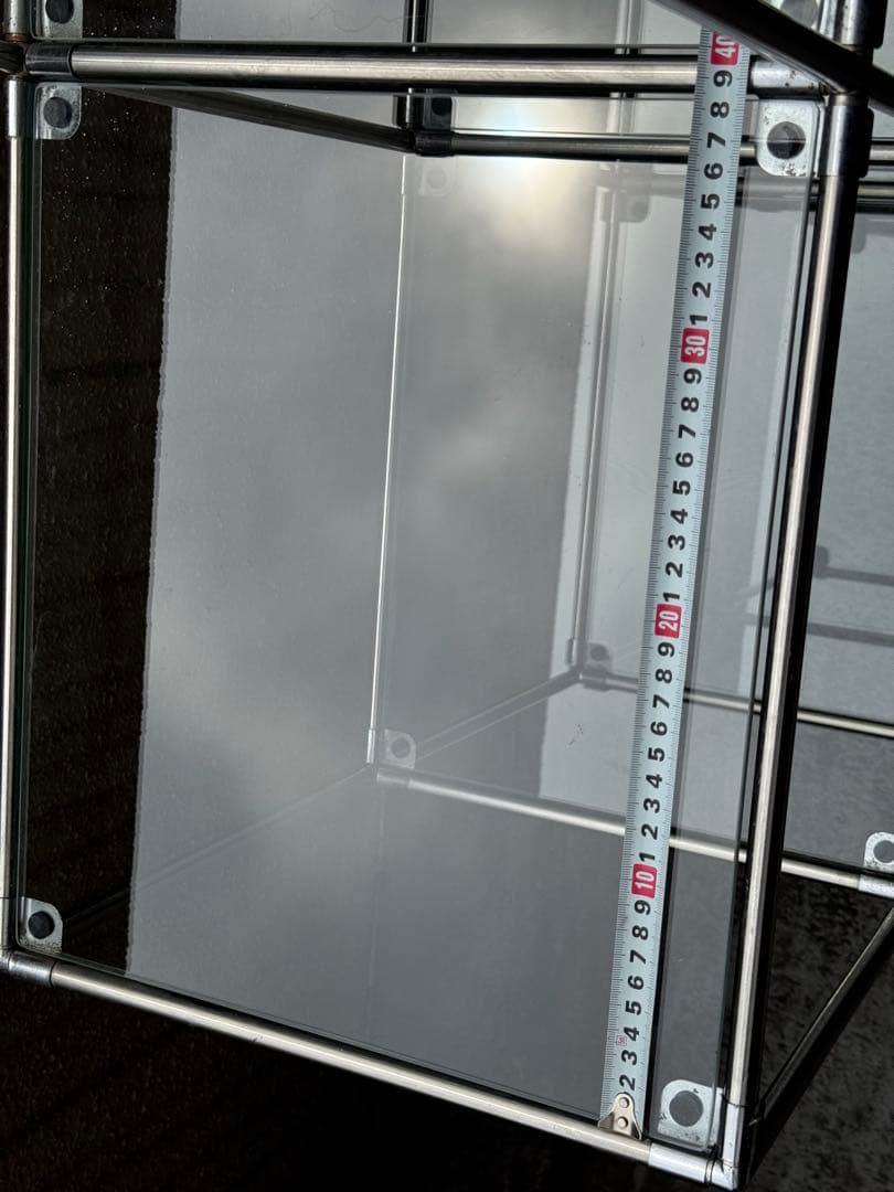 【1月末日まで16523】ガラストップ　ディスプレイラック