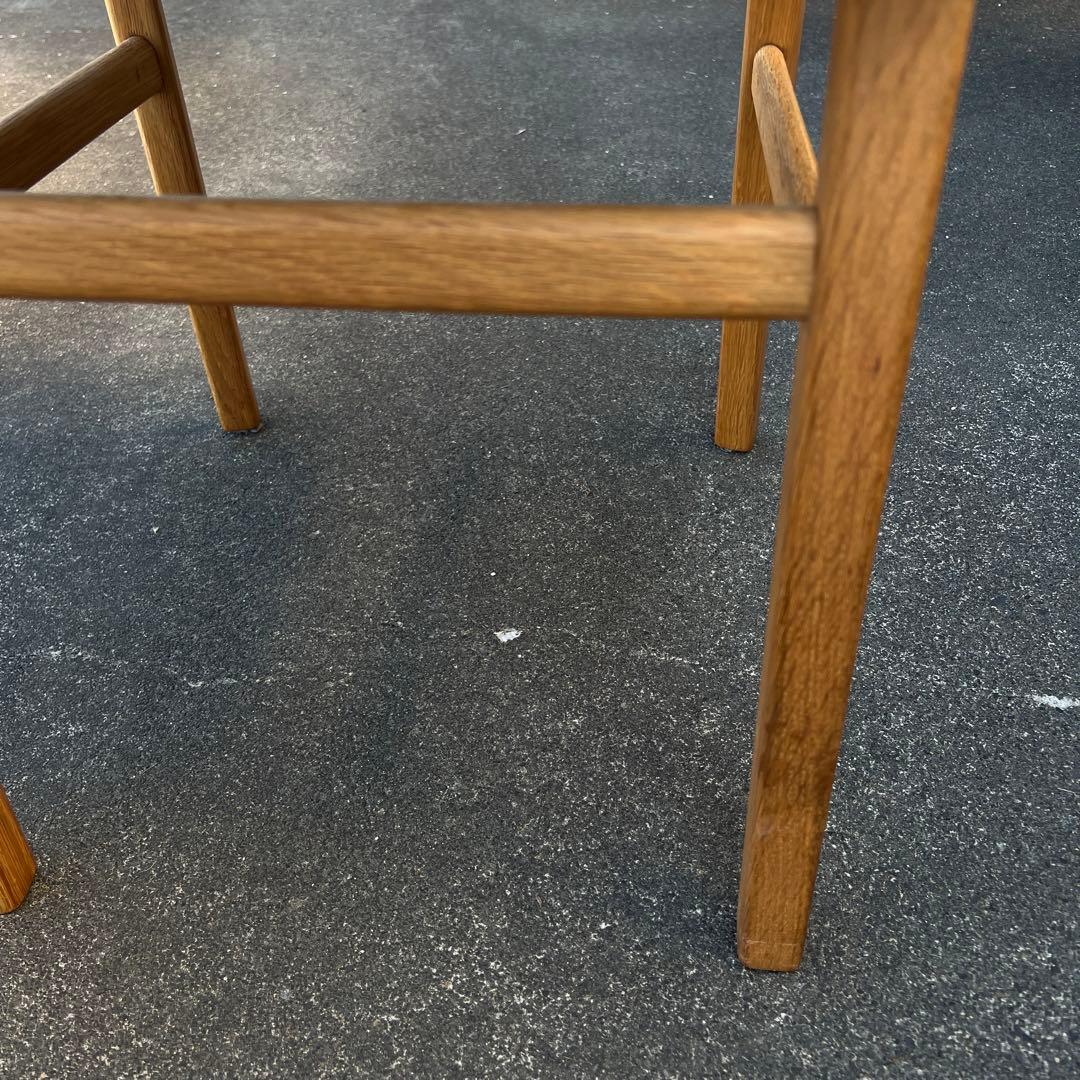 飛騨家具 キツツキマーク ダイニングテーブル用 チェア 無垢材 オーク ①