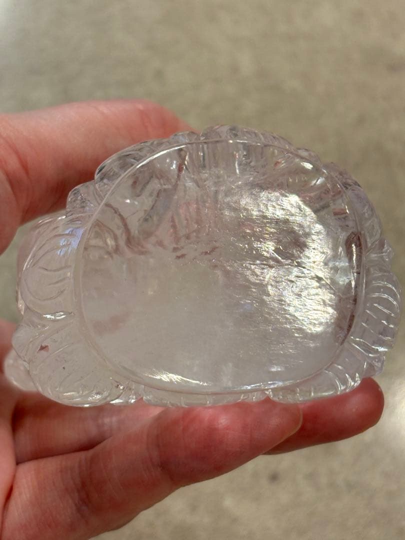 【高品質】　ヒマラヤ水晶　ガネーシャ