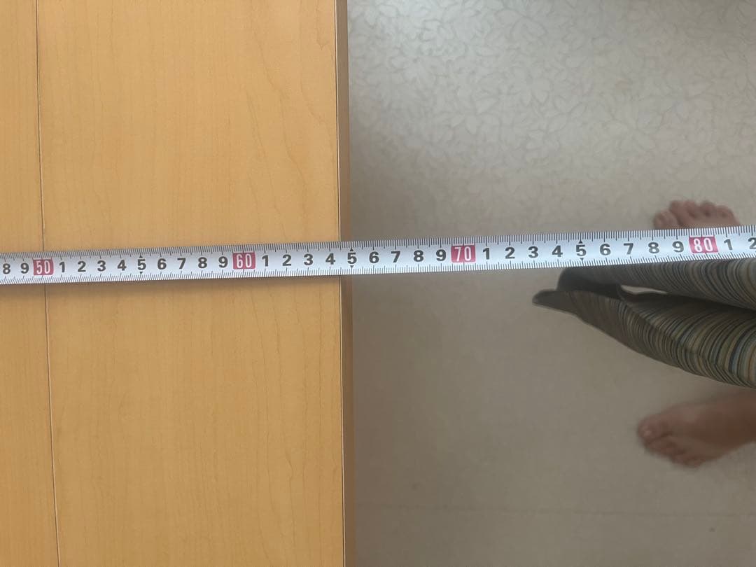 ホワイト木製収納テーブル