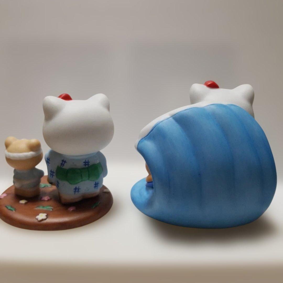 ハローキティ　キティ　陶器　万年カレンダー　フィギュア