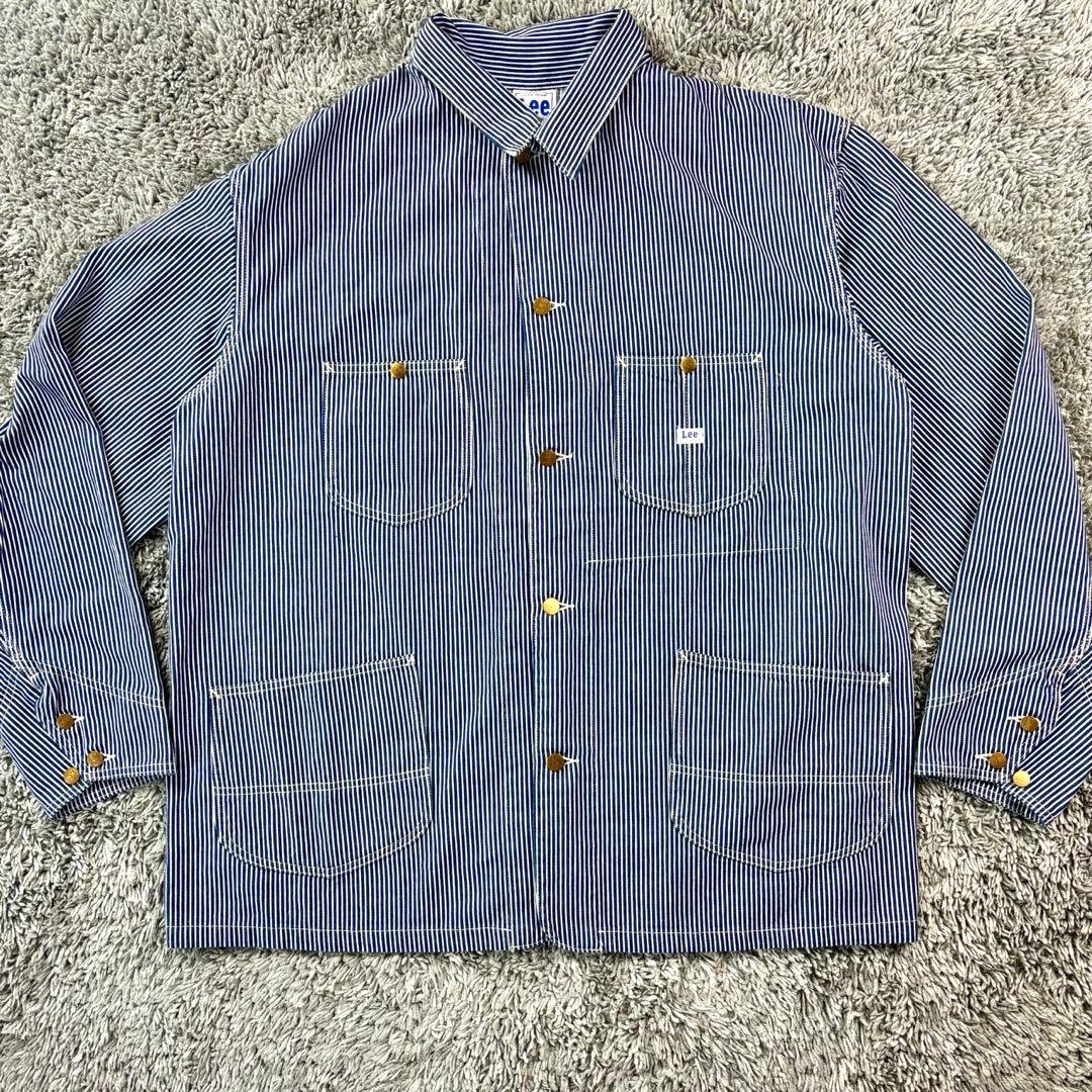 極美品✨Lee ストライプ カバーオール ヒッコリー