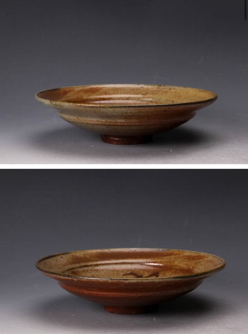 中里隆　唐津焼　絵唐津　6寸皿　5客セット　中里太亀　中里健太　中里重利　登り窯