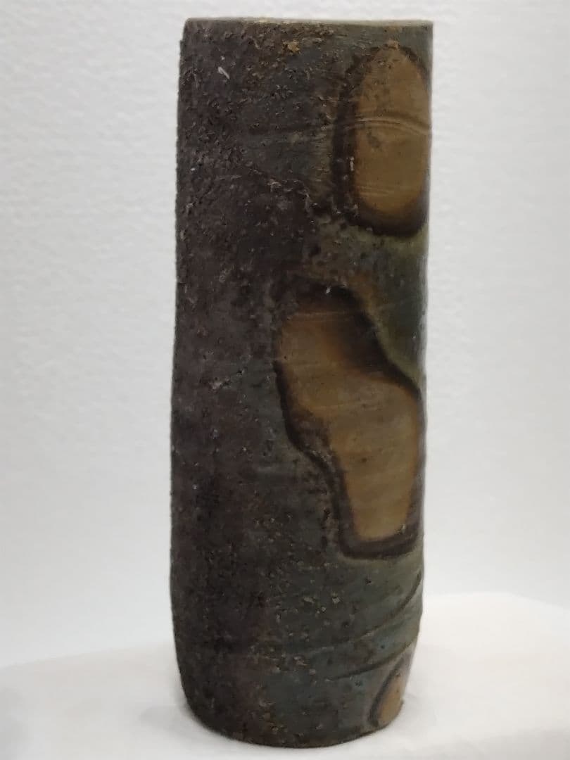 備前　花入れ　井上武  223mm✖75mm