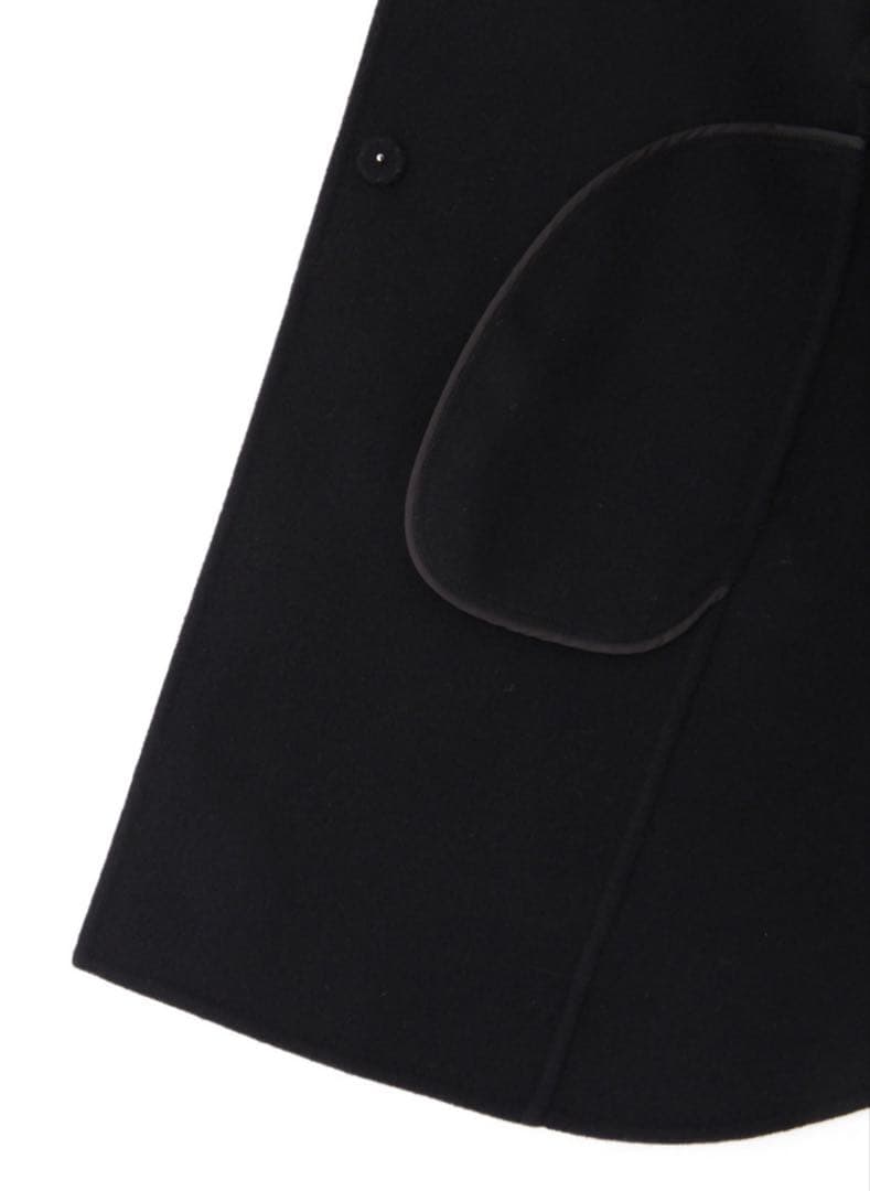 LE PHIL ソフトウールリバーポンチョ ブラック 0サイズ 新品