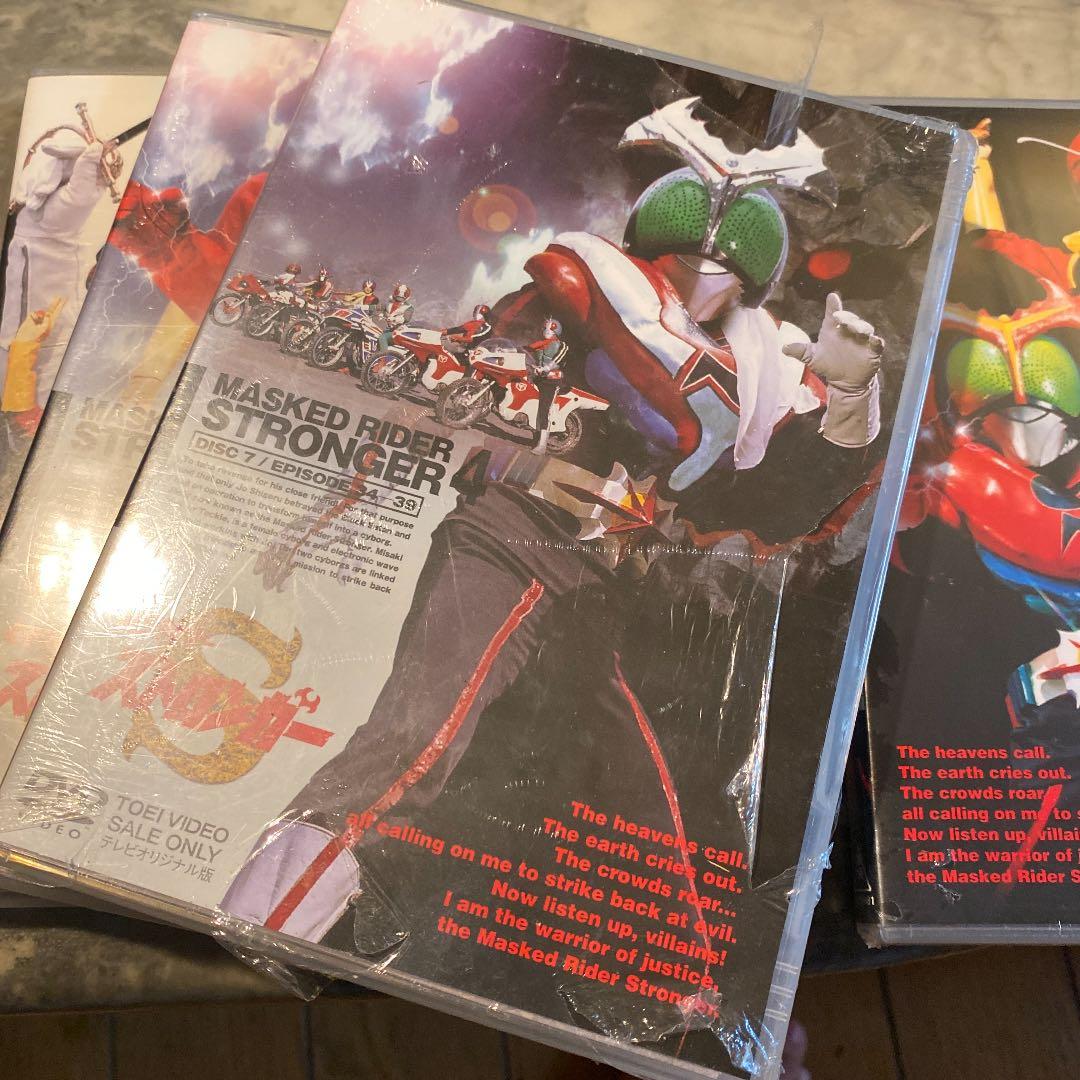 新品　仮面ライダーストロンガー VOL.1からVOL.4-4本セット