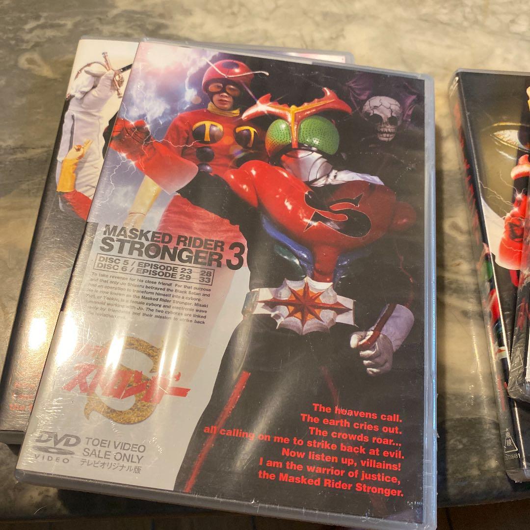 新品　仮面ライダーストロンガー VOL.1からVOL.4-4本セット