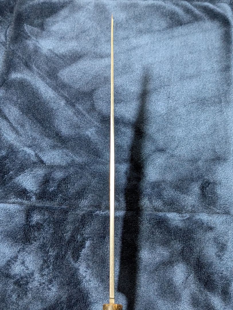 A*n様 特製 有次 片刃 和包丁 柳刃包丁 刺身包丁 水牛柄 九寸尺 中古 白