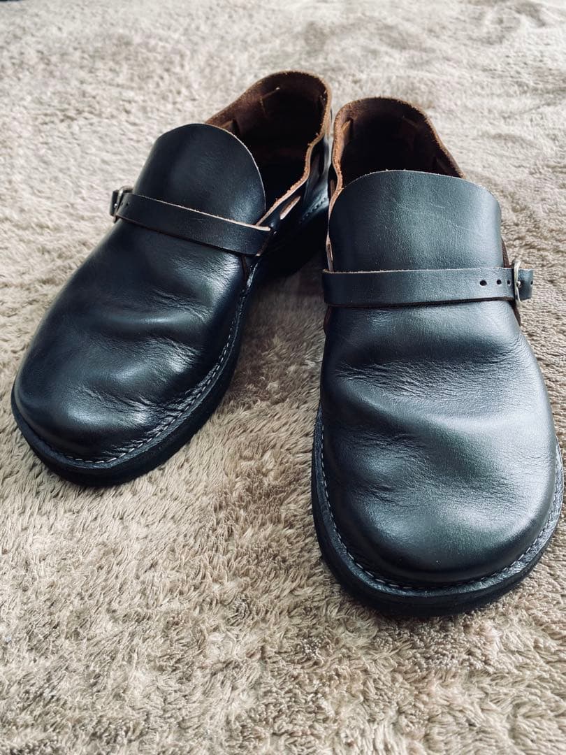 フェルナンドレザー　ミドルイングリッシュ　ブラック　9E