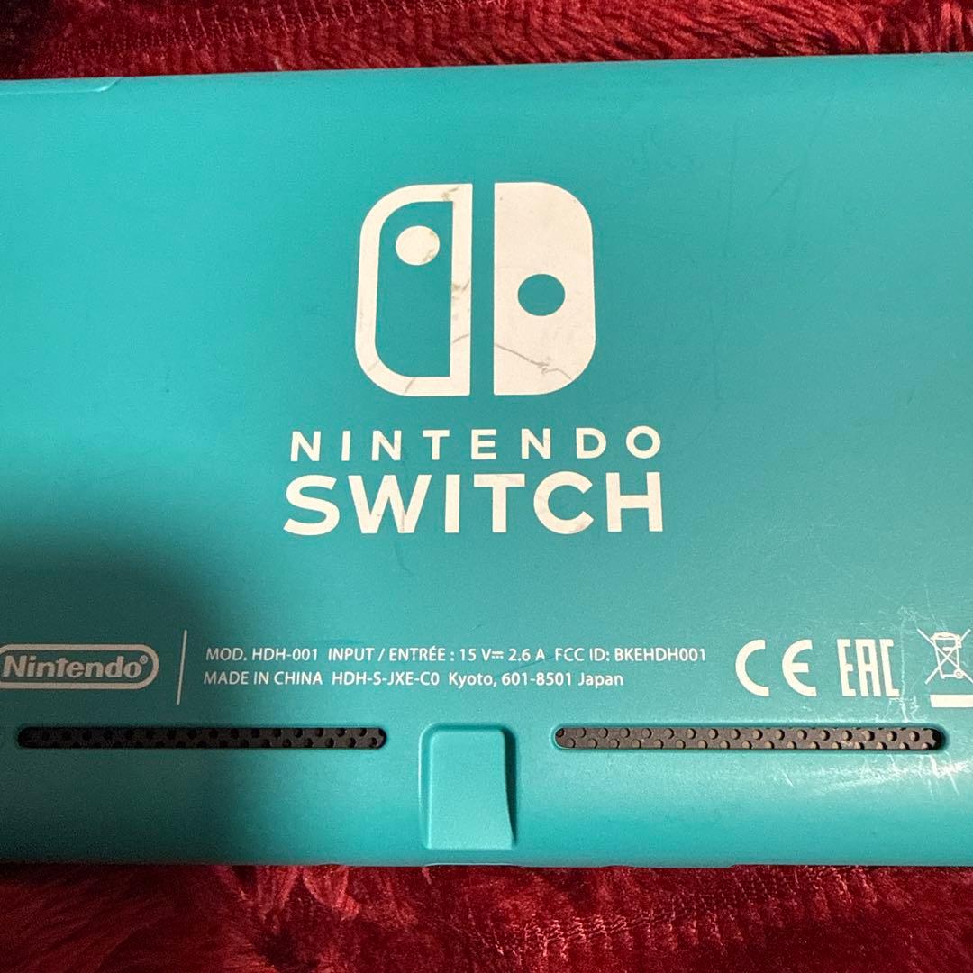 【美品】Nintendo Switch Lite ターコイズ 本体 箱・充電器