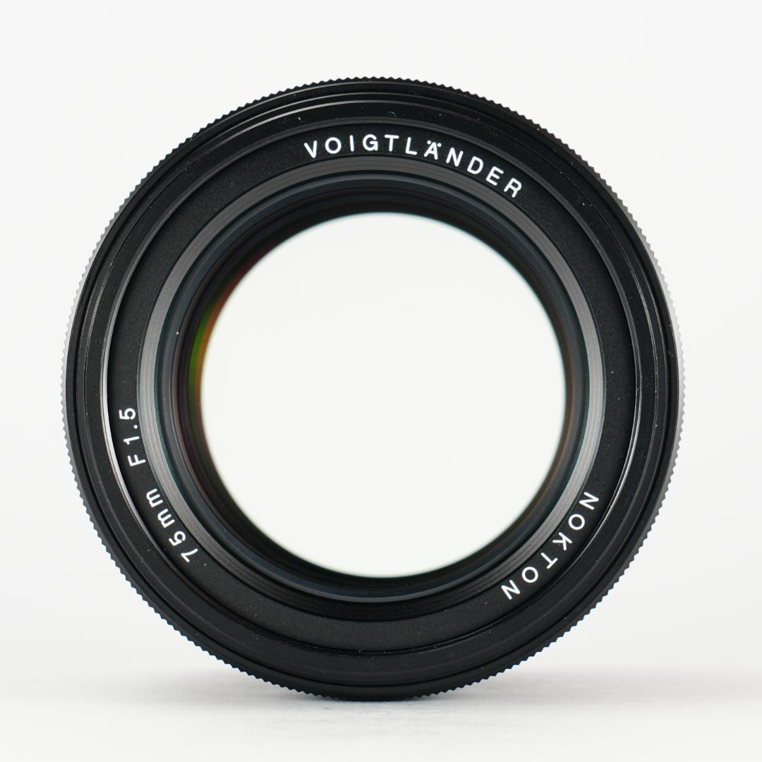 未使用級美品 NOKTON 75mm F1.5 Zマウント 大口径中望遠