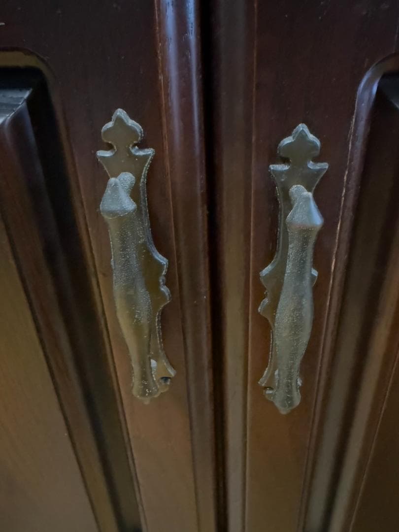 太田長 ATLANTA アトランタ ガラス扉 縦型キャビネット