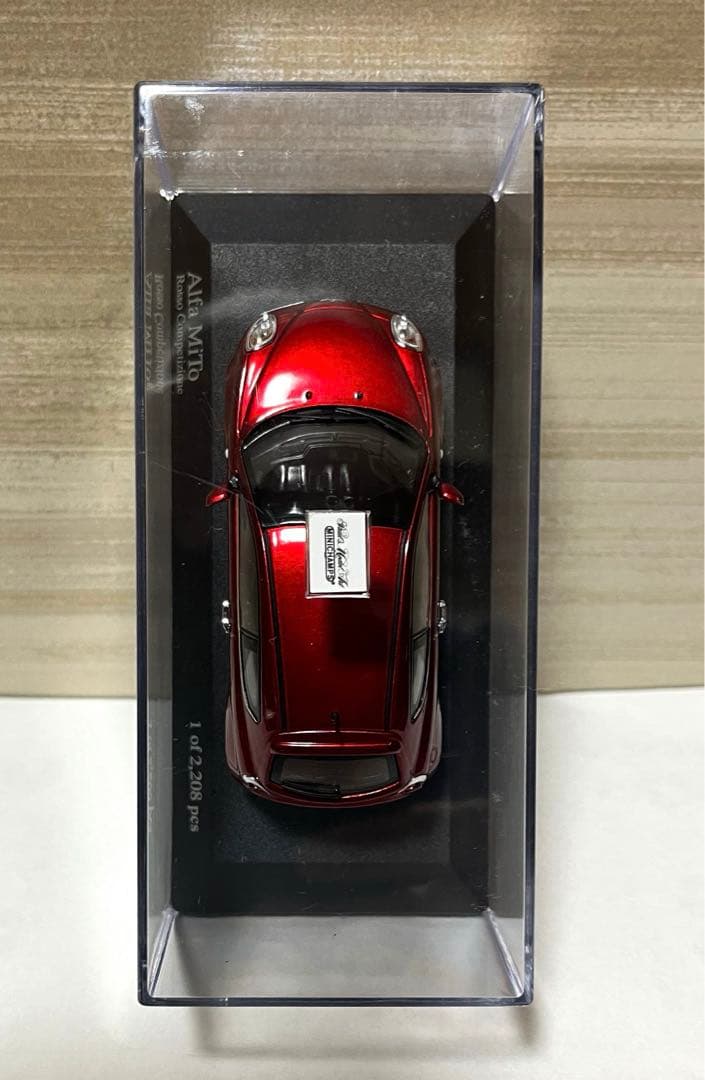 ミニチャンプス 1/43 アルファロメオ ミト 2009 レッド・メタリック
