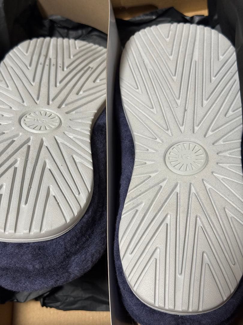 値下げ 新品未使用UGG 27cm ネイビー M FLUFF THAT