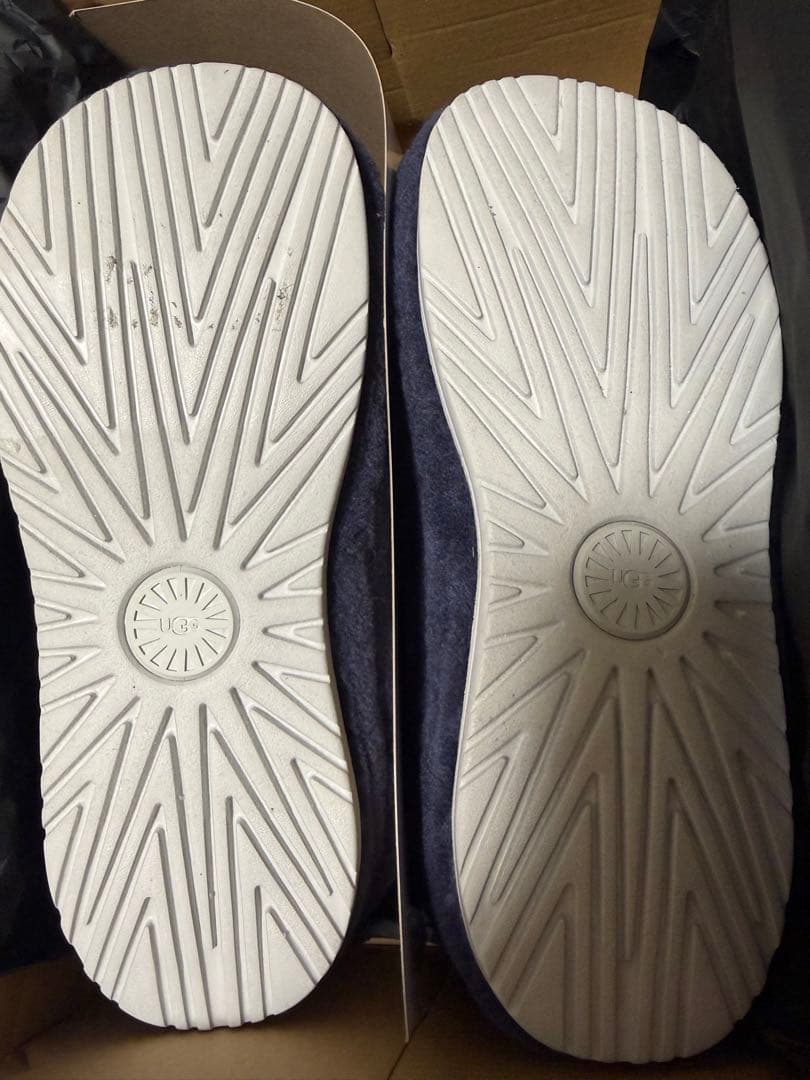 値下げ 新品未使用UGG 27cm ネイビー M FLUFF THAT